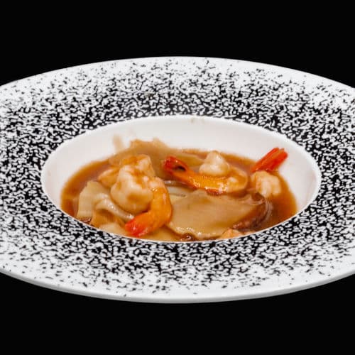 Gambas con Bambú